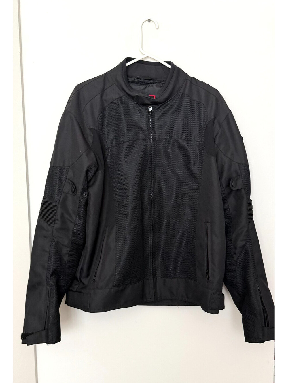 Men's Black BiLT Motorcycle Riding Jacket Size Large Tall